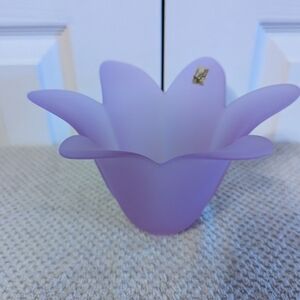 Studio Nova Vintage Purple Tulip Tealight Votive Candle Holder Satin Finish
